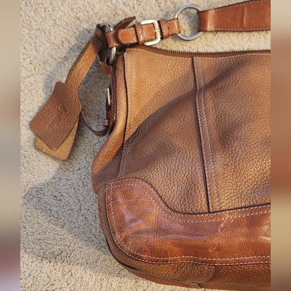 Brown Leather Shoulder Bag - Picture 6 of 6